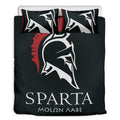 Spartan Molon Labe Print Duvet Cover Bedding Set