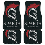 Spartan Molon Labe Print Front and Back Car Floor Mats