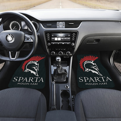 Spartan Molon Labe Print Front Car Floor Mats