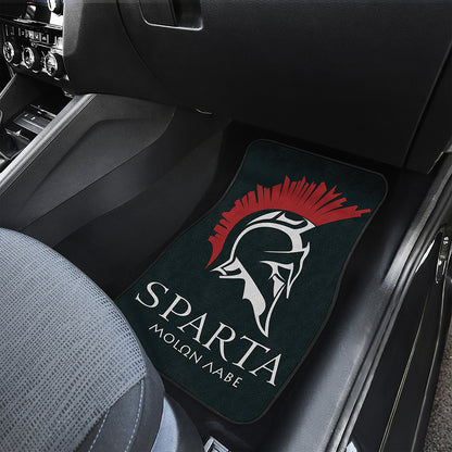 Spartan Molon Labe Print Front Car Floor Mats