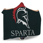 Spartan Molon Labe Print Hooded Blanket