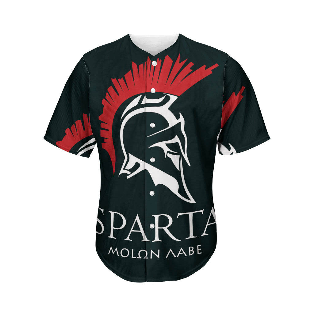 Spartan Molon Labe Print Men's Baseball Jersey
