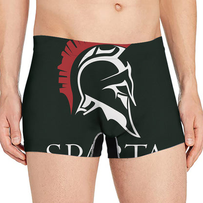 Spartan Molon Labe Print Men's Boxer Briefs