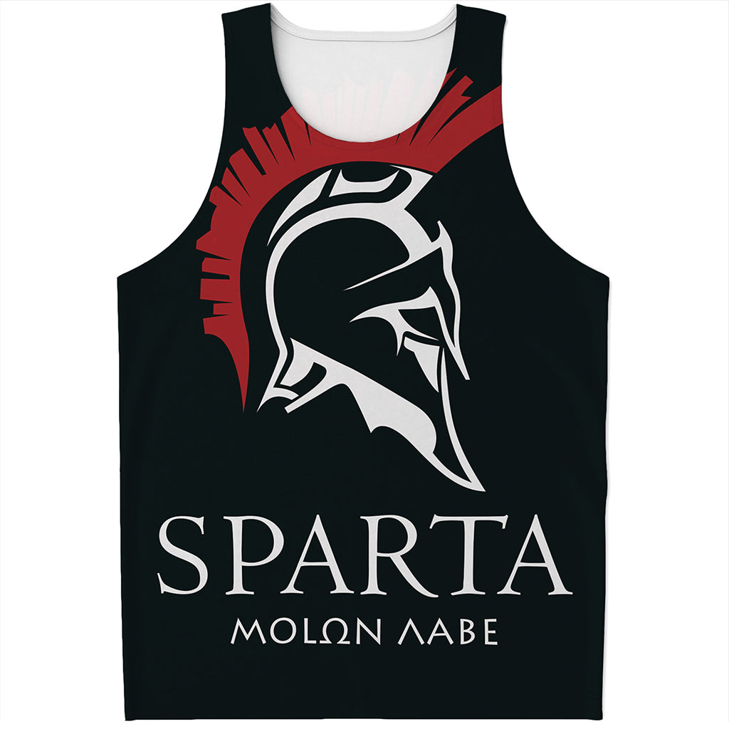 Spartan Molon Labe Print Men's Tank Top