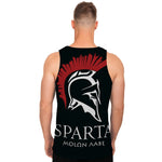 Spartan Molon Labe Print Men's Tank Top