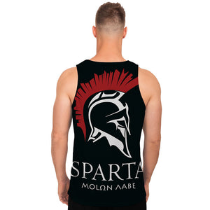 Spartan Molon Labe Print Men's Tank Top