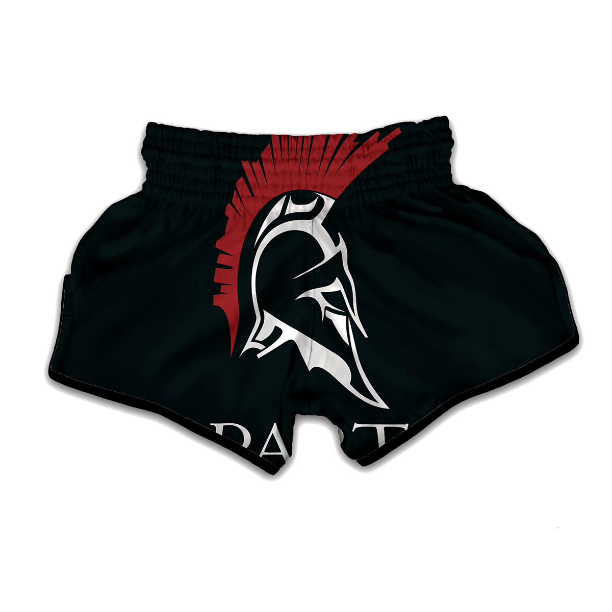 Spartan Molon Labe Print Muay Thai Boxing Shorts