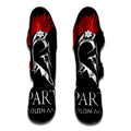 Spartan Molon Labe Print Muay Thai Shin Guards