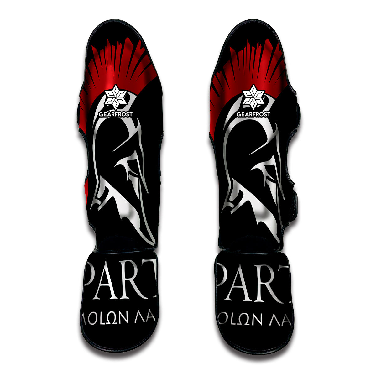 Spartan Molon Labe Print Muay Thai Shin Guard