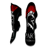Spartan Molon Labe Print Muay Thai Shin Guard