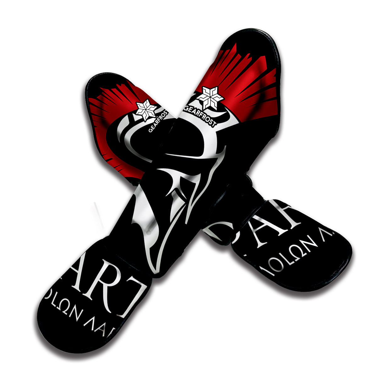 Spartan Molon Labe Print Muay Thai Shin Guard