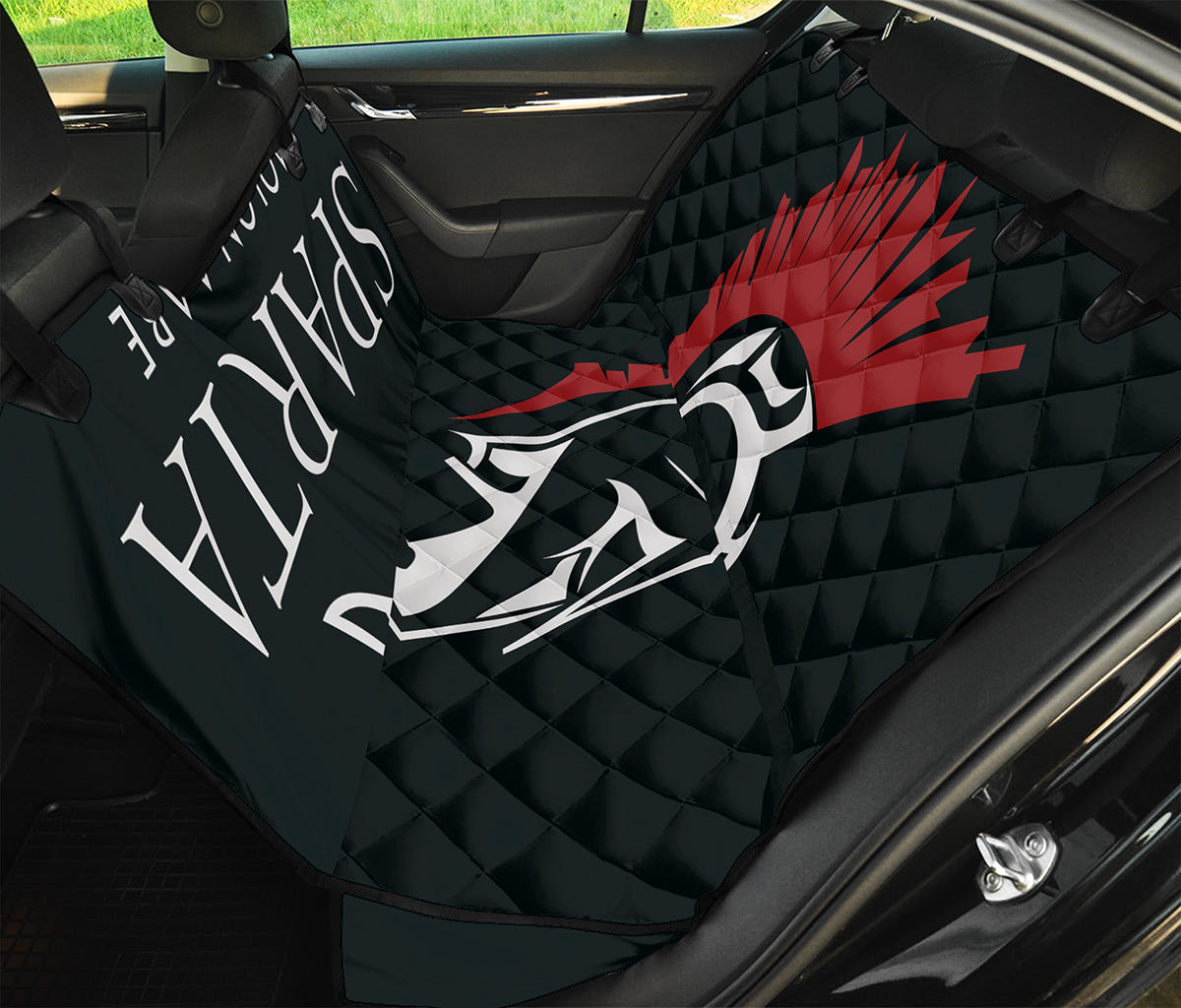 Spartan Molon Labe Print Pet Car Back Seat Cover