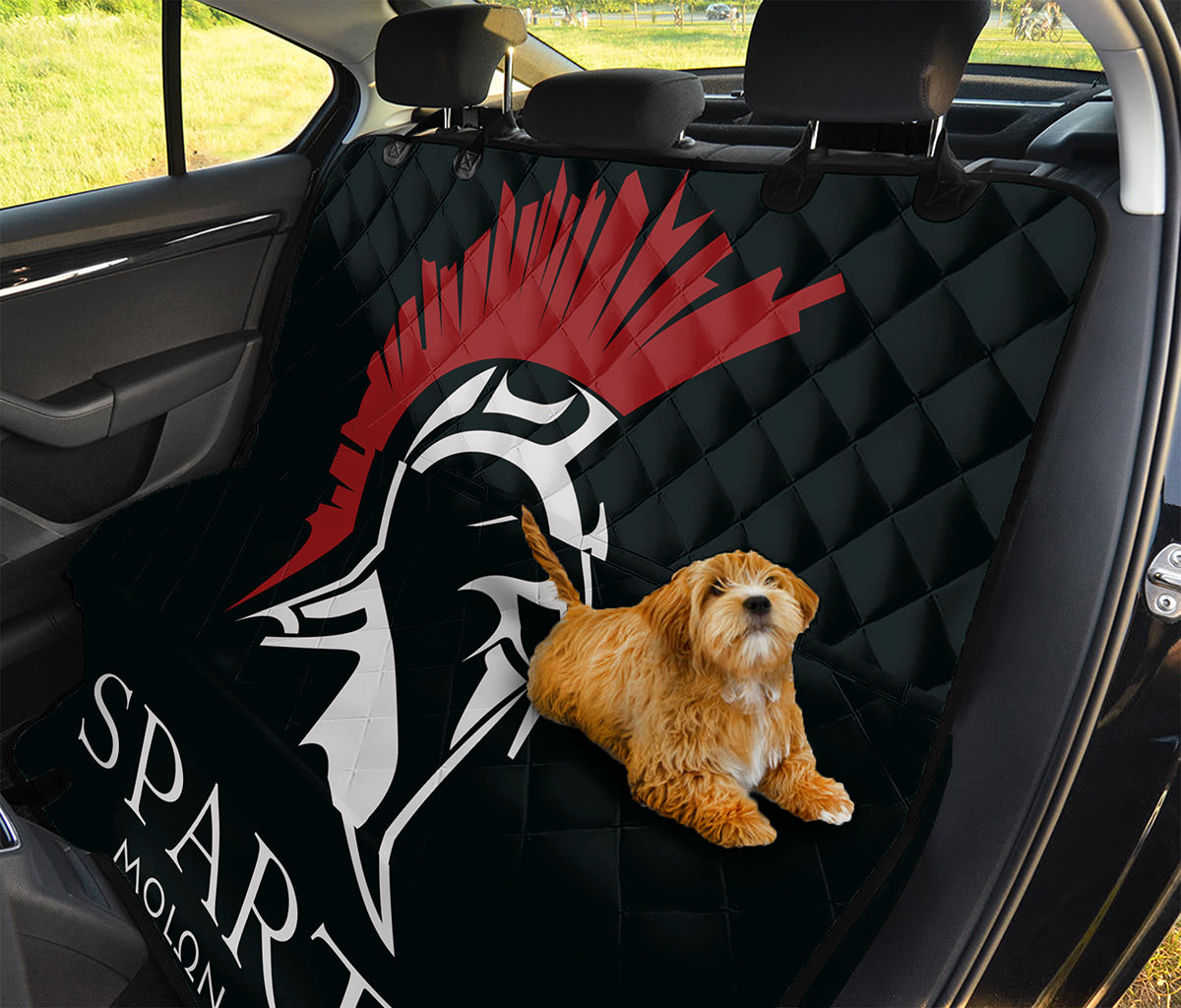 Spartan Molon Labe Print Pet Car Back Seat Cover