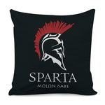 Spartan Molon Labe Print Pillow Cover