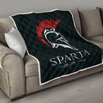 Spartan Molon Labe Print Quilt