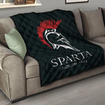 Spartan Molon Labe Print Quilt