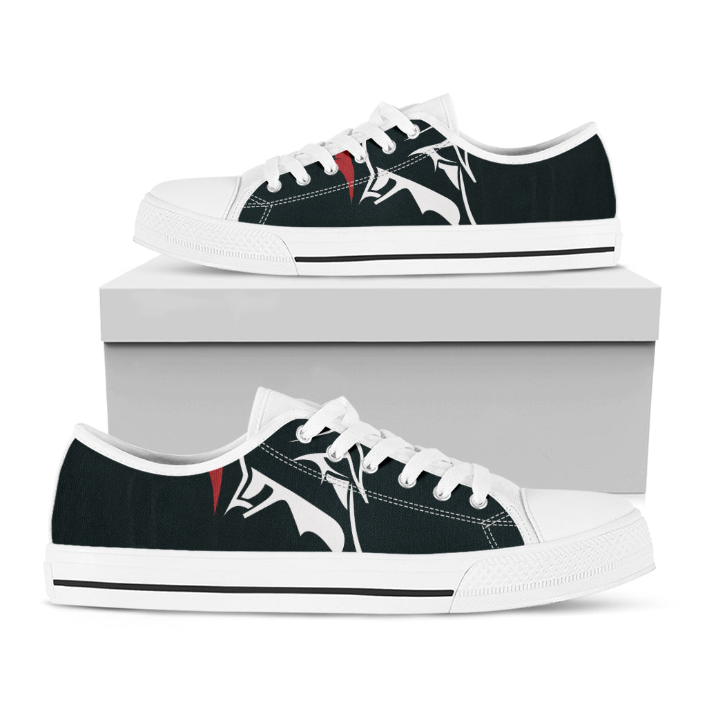 Spartan Molon Labe Print White Low Top Shoes