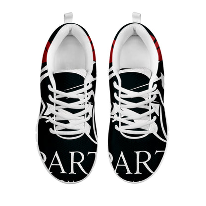 Spartan Molon Labe Print White Sneakers