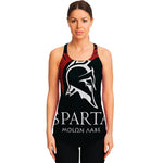 Spartan Molon Labe Print Women's Racerback Tank Top