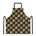 Spartan Warrior Helmet Pattern Print Apron