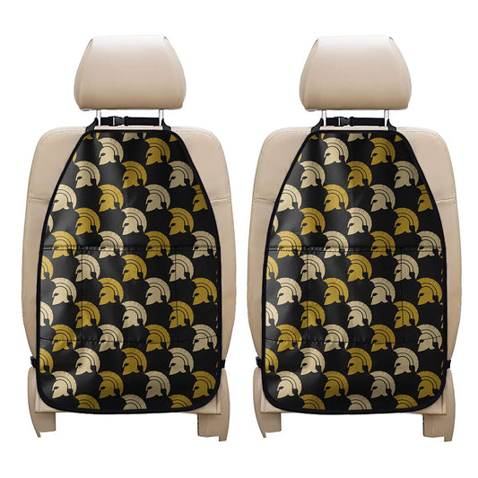 Spartan Warrior Helmet Pattern Print Car Seat Organizers