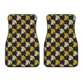 Spartan Warrior Helmet Pattern Print Front Car Floor Mats
