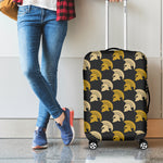 Spartan Warrior Helmet Pattern Print Luggage Cover