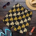 Spartan Warrior Helmet Pattern Print Men's Shorts