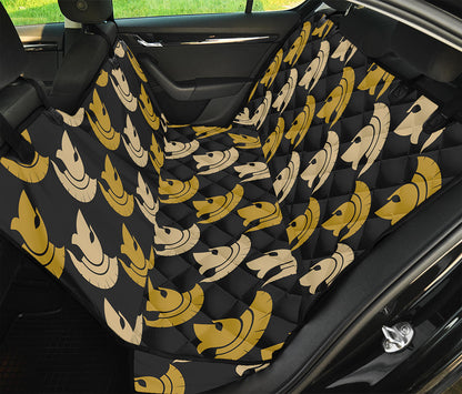 Spartan Warrior Helmet Pattern Print Pet Car Back Seat Cover