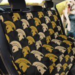 Spartan Warrior Helmet Pattern Print Pet Car Back Seat Cover