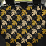 Spartan Warrior Helmet Pattern Print Pet Car Back Seat Cover