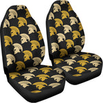 Spartan Warrior Helmet Pattern Print Universal Fit Car Seat Covers