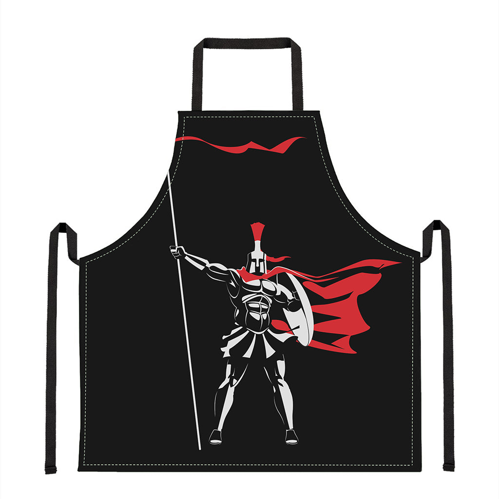 Spartan Warrior Print Apron