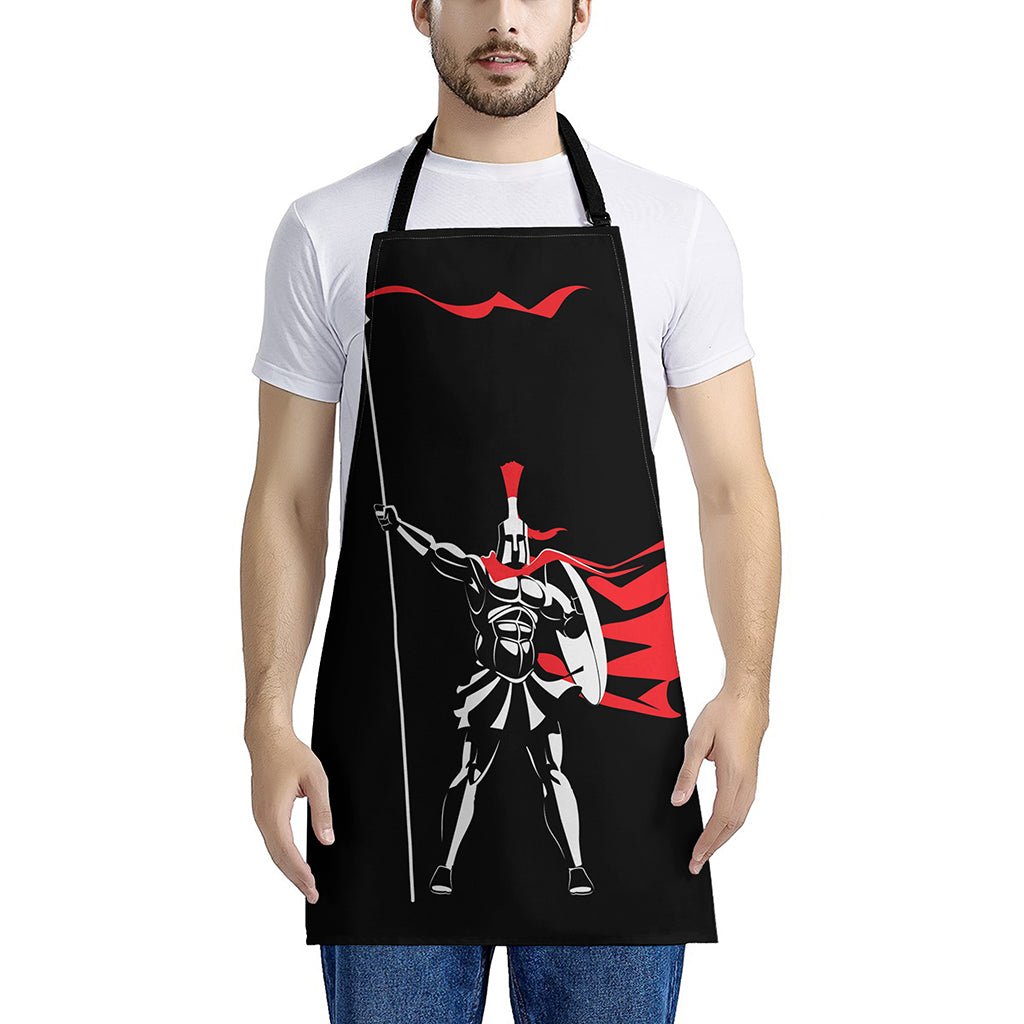 Spartan Warrior Print Apron