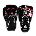 Spartan Warrior Print Boxing Gloves