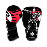 Spartan Warrior Print Boxing Gloves