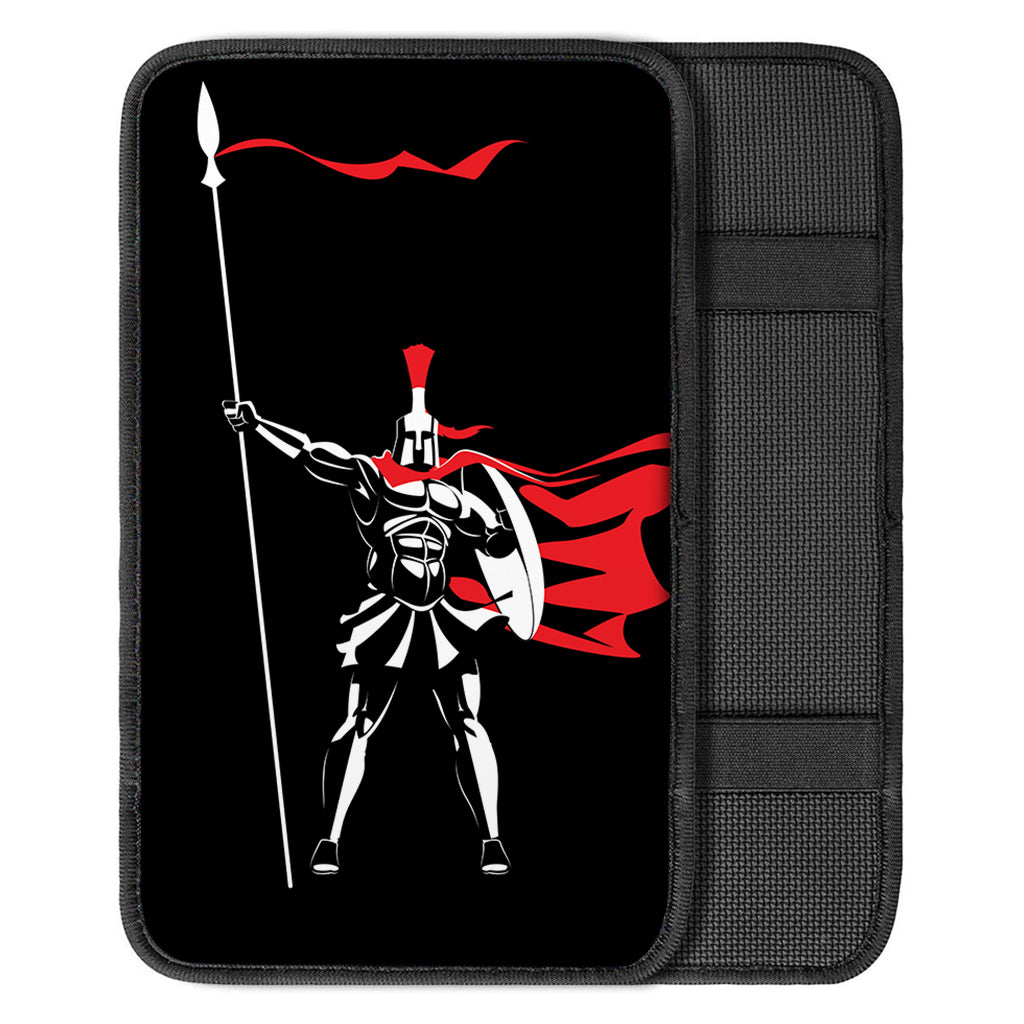 Spartan Warrior Print Car Center Console Cover