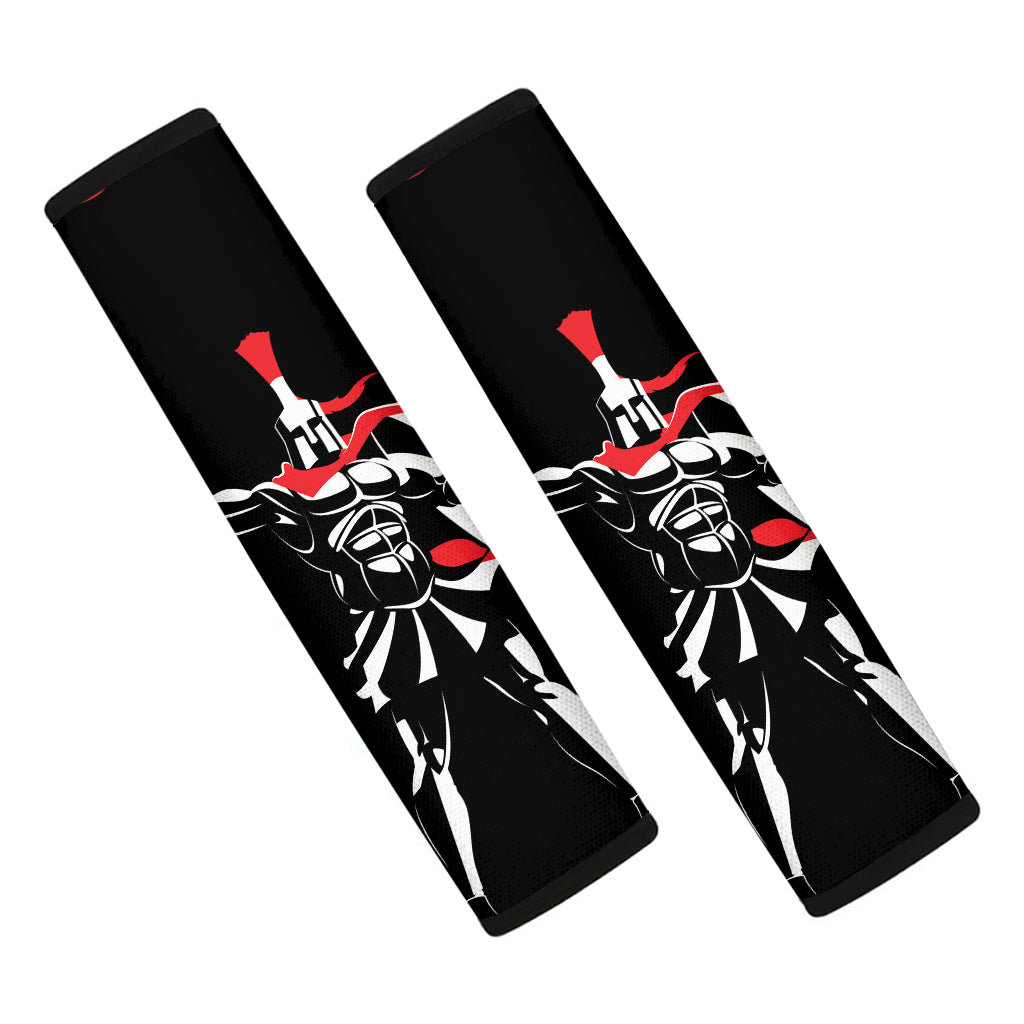 Spartan Warrior Print Car Seat Belt Covers