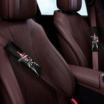 Spartan Warrior Print Car Seat Belt Covers