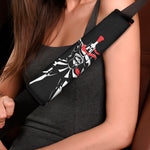 Spartan Warrior Print Car Seat Belt Covers