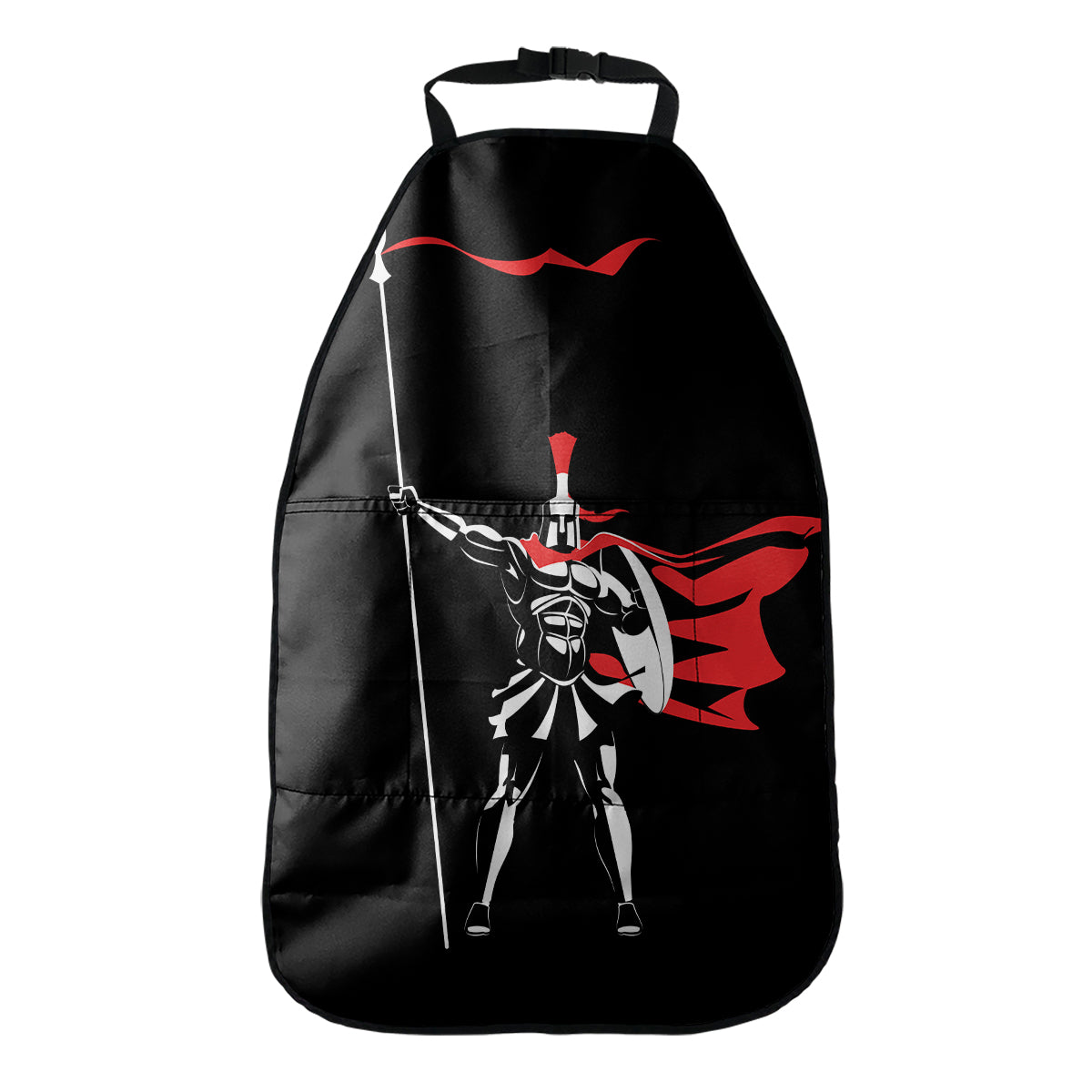 Spartan Warrior Print Car Seat Organizers
