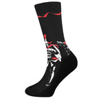 Spartan Warrior Print Crew Socks
