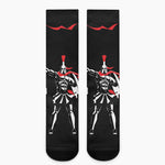 Spartan Warrior Print Crew Socks