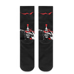 Spartan Warrior Print Crew Socks