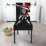 Spartan Warrior Print Dining Chair Slipcover