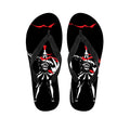 Spartan Warrior Print Flip Flops