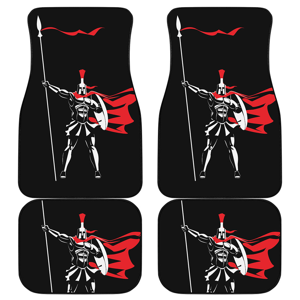Spartan Warrior Print Front and Back Car Floor Mats
