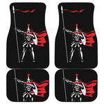 Spartan Warrior Print Front and Back Car Floor Mats
