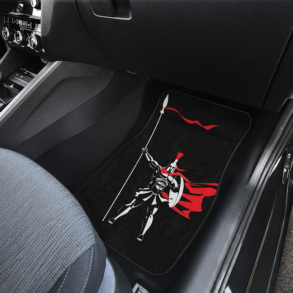 Spartan Warrior Print Front and Back Car Floor Mats
