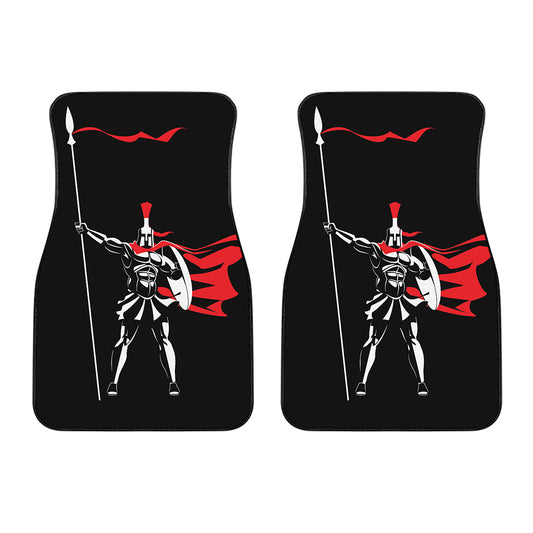 Spartan Warrior Print Front Car Floor Mats